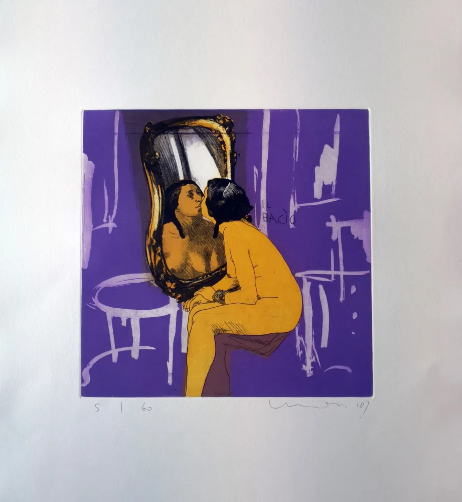 Aguafuerte Y Aguatinta Mair - Il bacio