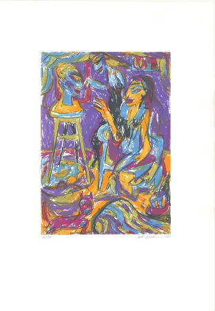 Aguafuerte Y Aguatinta Makarová - Dieser Mann gehört mir / This Man Belongs to Me 