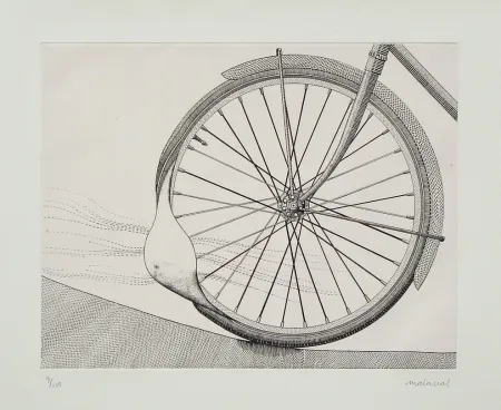 Aguafuerte Malaval - La roue