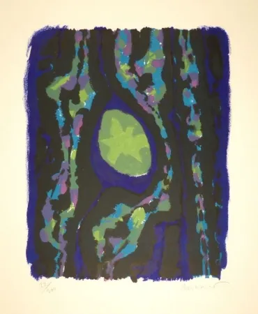 Litografía Manessier - Advent