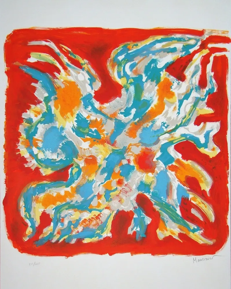 Litografía Manessier - Alléluia