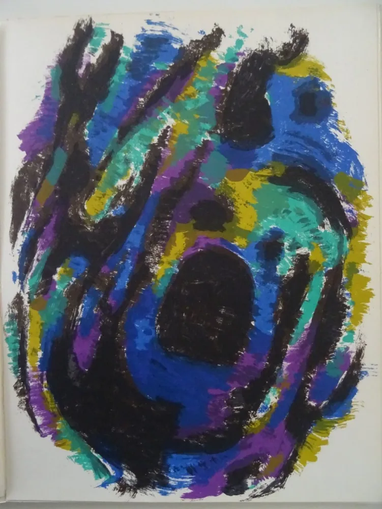 Litografía Manessier - Composition