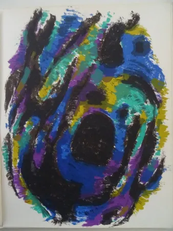 Litografía Manessier - Composition