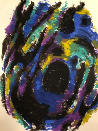 Litografía Manessier - Composition, 