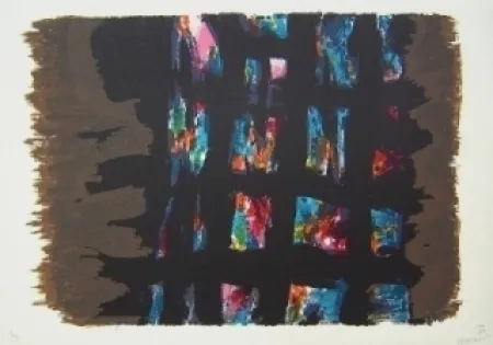 Litografía Manessier - Composition III