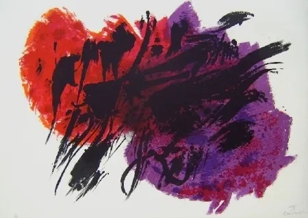 Litografía Manessier - Composition IV