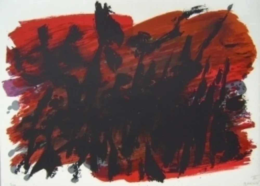 Litografía Manessier - Composition VI