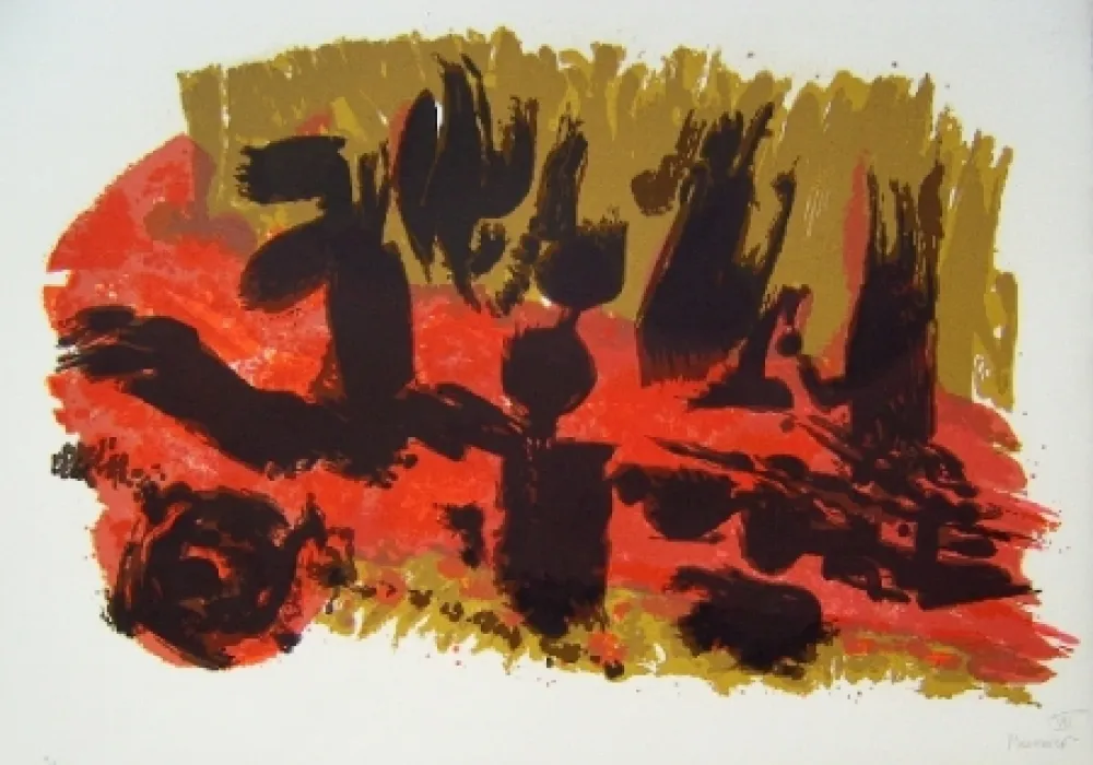 Litografía Manessier - Composition VII