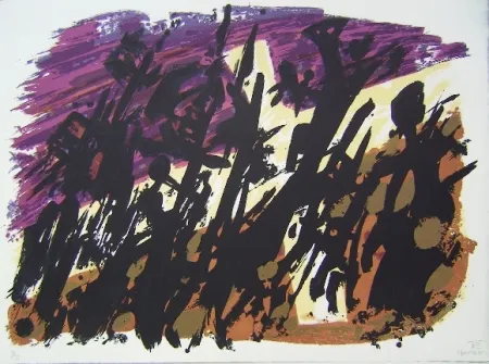 Litografía Manessier - Composition VIII