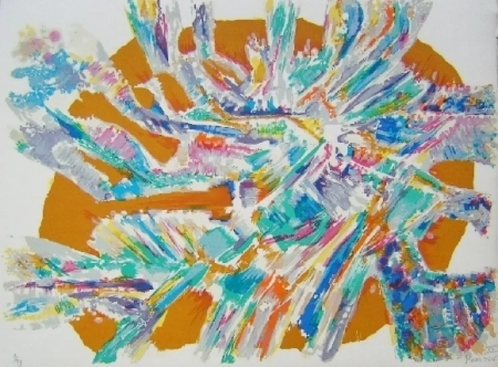 Litografía Manessier - Composition XV