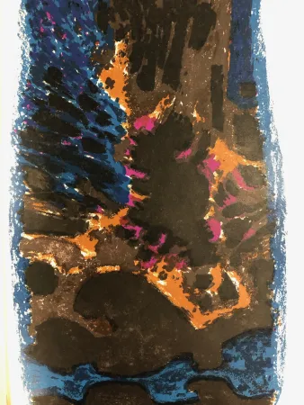 Litografía Manessier - Croquis