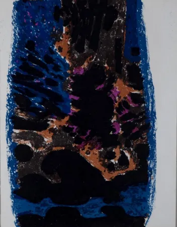 Litografía Manessier - Eau souterraine / Tache noire