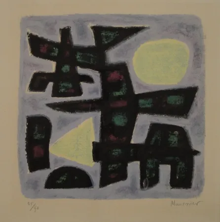 Litografía Manessier - Hiver en Holland