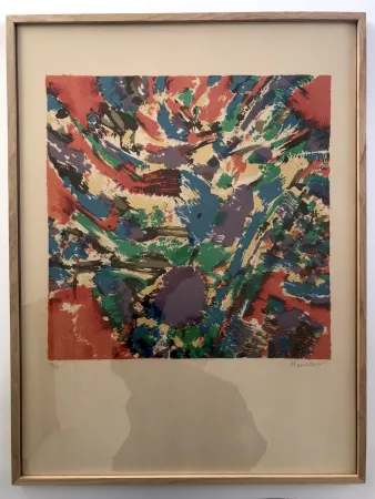 Litografía Manessier - Joie champêtre