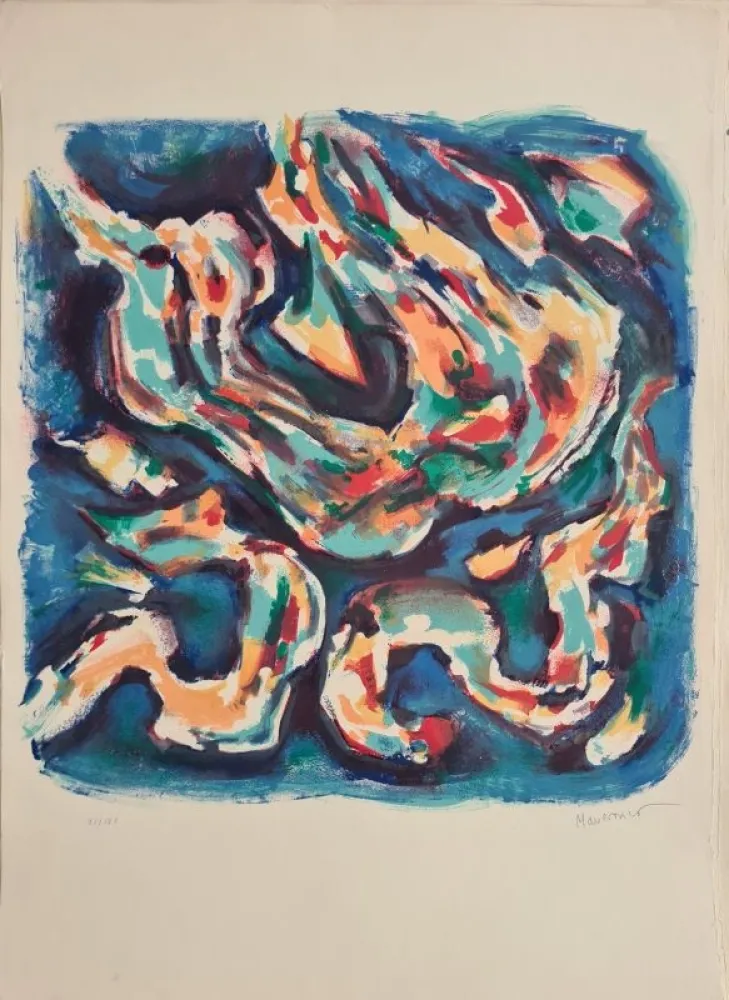 Litografía Manessier - Laudes 