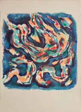 Litografía Manessier - Laudes 