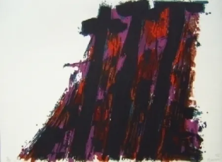 Litografía Manessier - Le crucifiement suite de paques