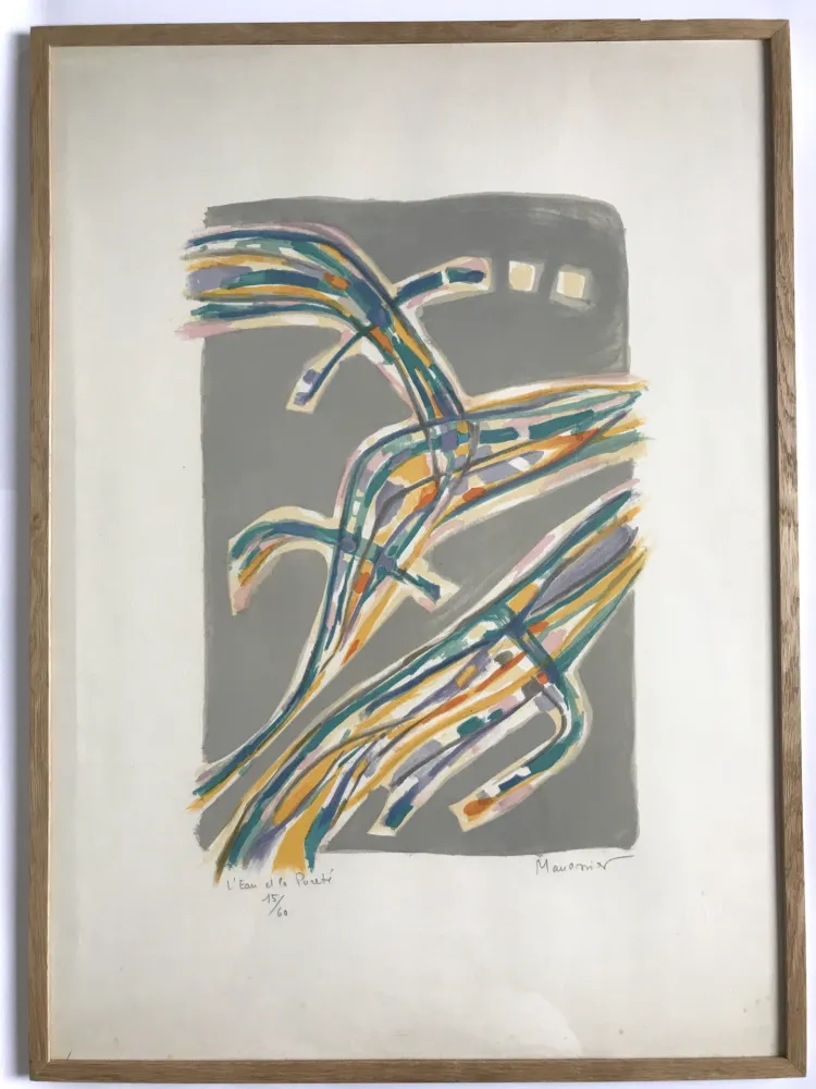 Litografía Manessier - L'Eau et la pureté