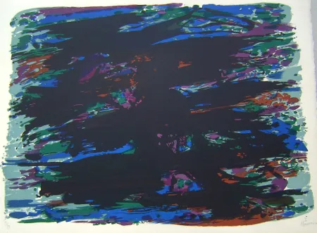 Litografía Manessier - Suite de Paques 1, Le Jardin des Oliviers