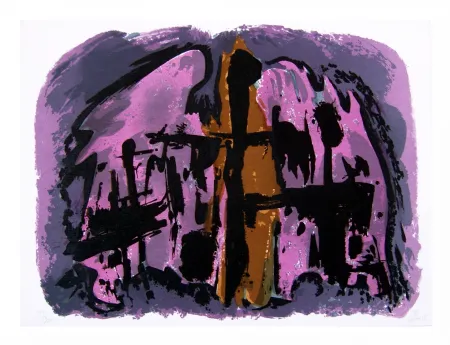 Litografía Manessier - Suite de Pâques