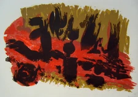 Litografía Manessier - Suite de Paques VII, Les Saintes Femmes