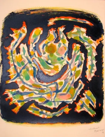 Litografía Manessier - Untitled