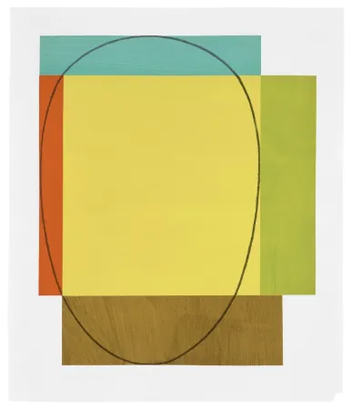 Grabado En Madera Mangold - Five Color Frame