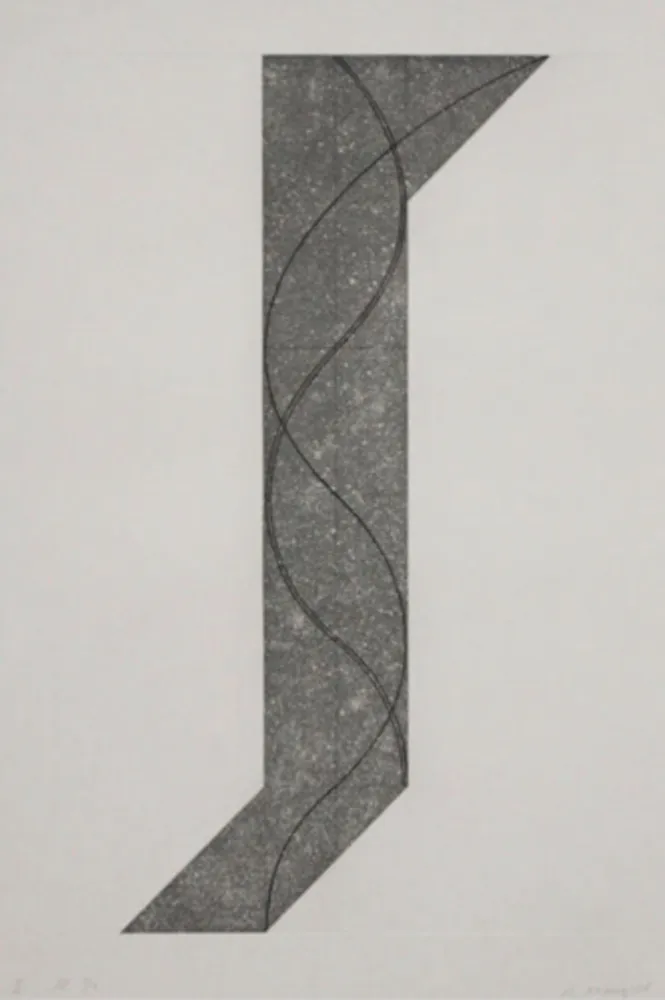 Aguafuerte Y Aguatinta Mangold - Untitled II