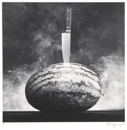 Fotografía Mapplethorpe - Watermelon with Knife 