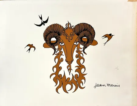 Litografía Marais  - Bélier, Astrologie et zodiaque