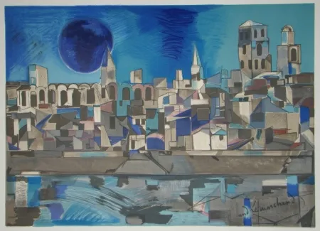 Litografía Marchand - La Provence