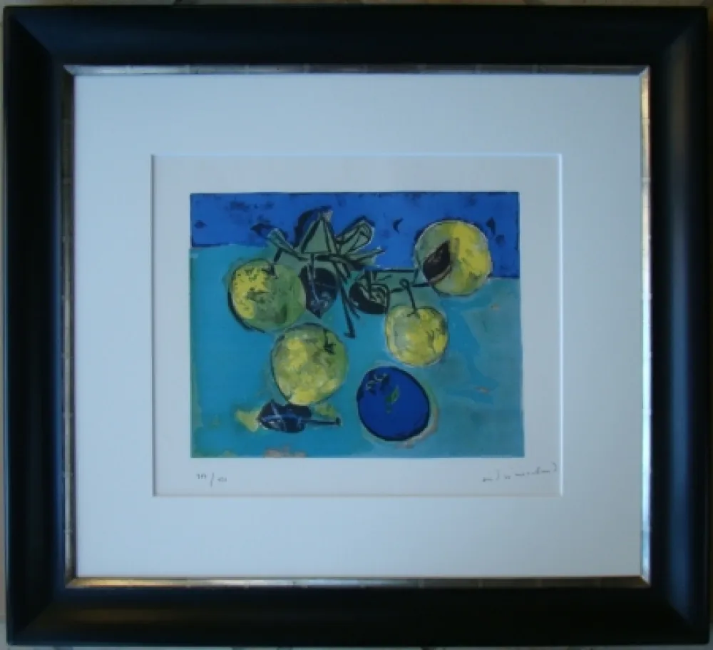 Litografía Marchand - Les pommes