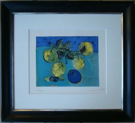 Litografía Marchand - Les pommes