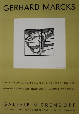 Grabado En Madera Marcks - Die kleinen Katzen / The Little Cats