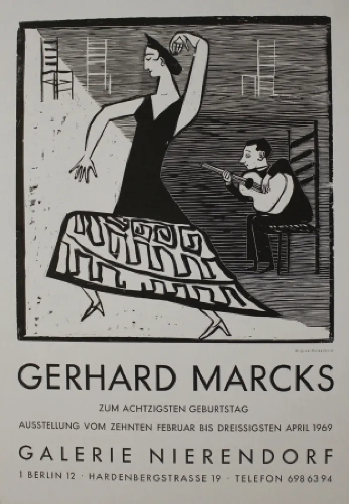 Grabado En Madera Marcks - La farucca