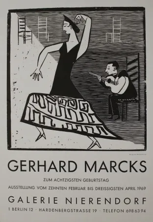 Grabado En Madera Marcks - La farucca