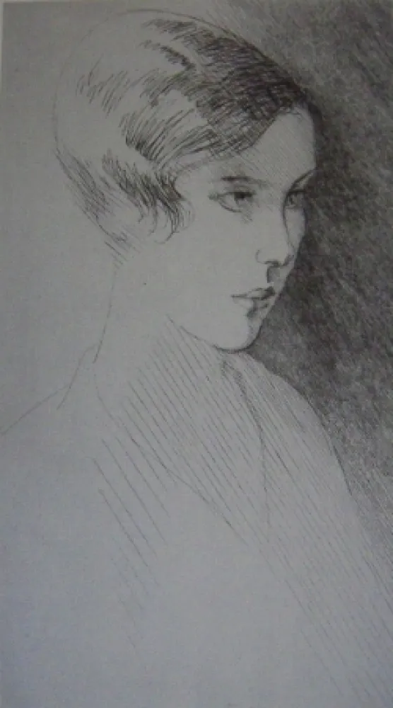 Aguafuerte Marcoussis - Francoise Pomey