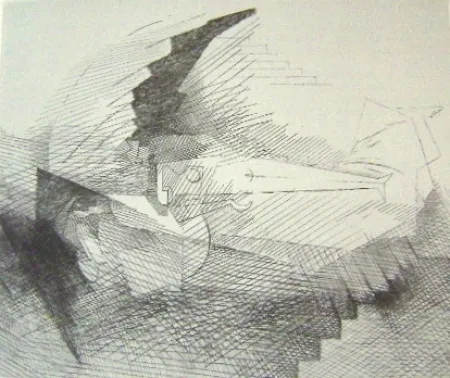 Grabado Marcoussis - Planches de salut, N. 8