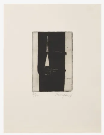 Aguafuerte Marfaing - Sans titre, 1975. Eau-forte signée. 