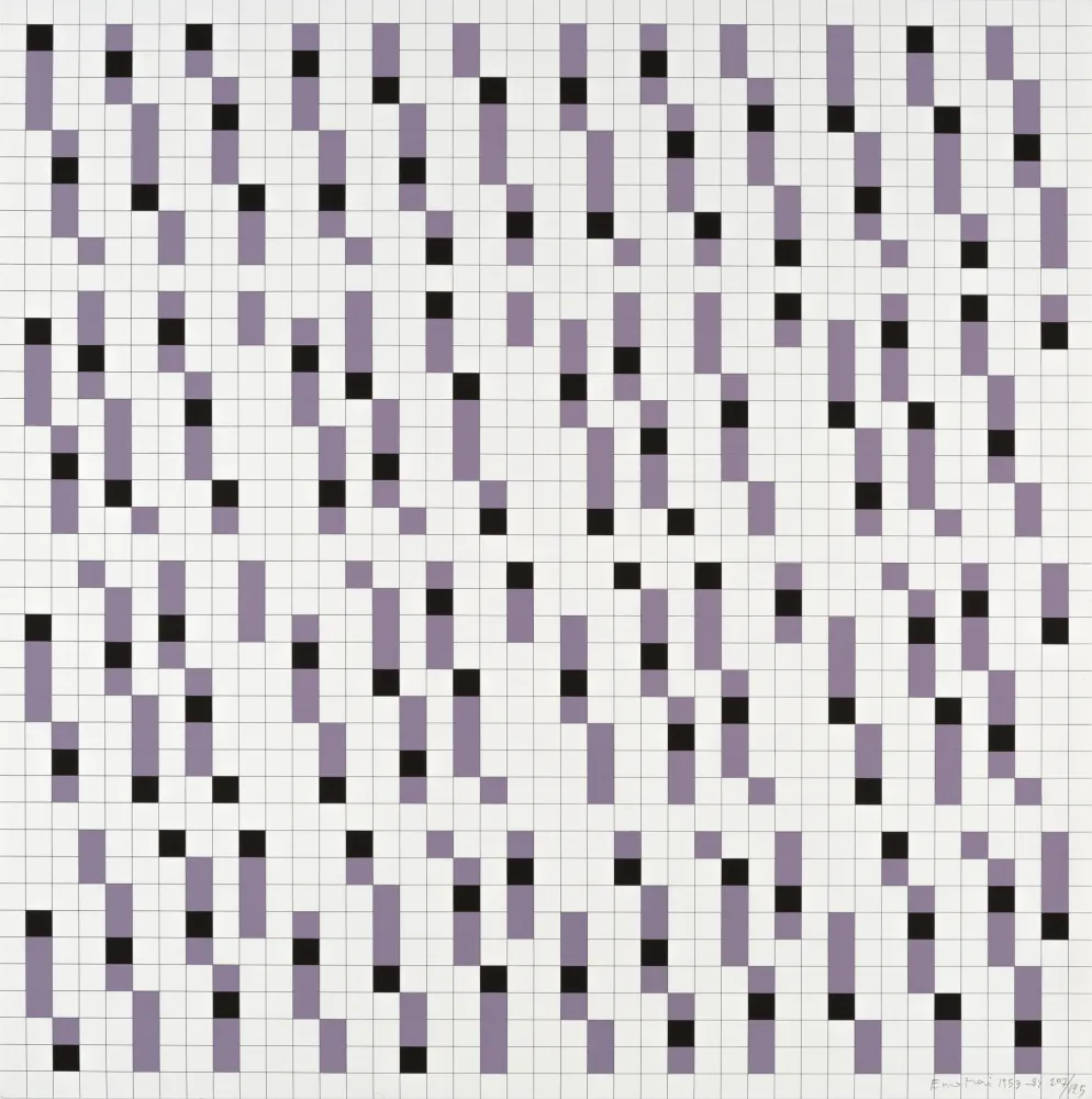 Litografía Mari - VARIATIONS ON A THEME - EXACTA FROM CONSTRUCTIVISM TO SYSTEMATIC ART 1918-1985