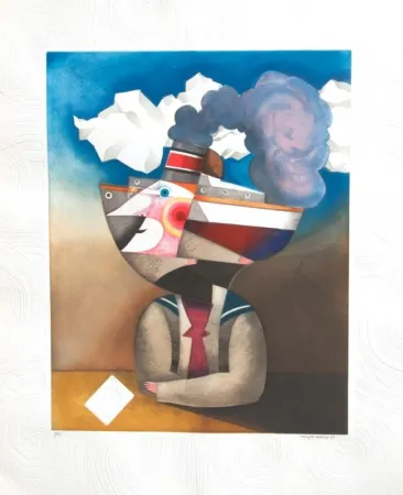 Aguafuerte Y Aguatinta Marin - RENDEZ-VOUS À VALPARAISO