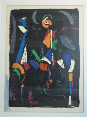 Litografía Marini - Bunter Reiter II