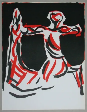 Litografía Marini - Cavalier