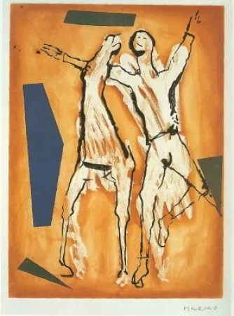 Aguatinta Marini - Cavaliere ECavllo