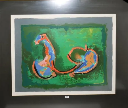 Aguafuerte Y Aguatinta Marini - Cavallo in armonia