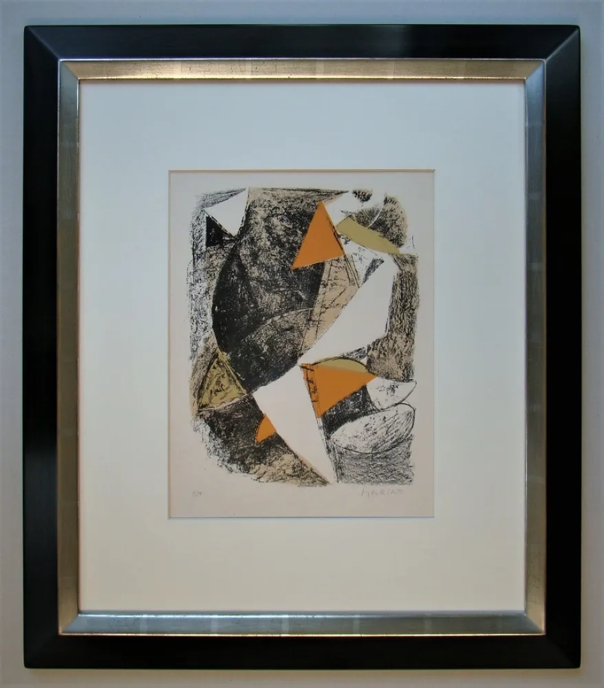 Litografía Marini - Cheval et Cavalier