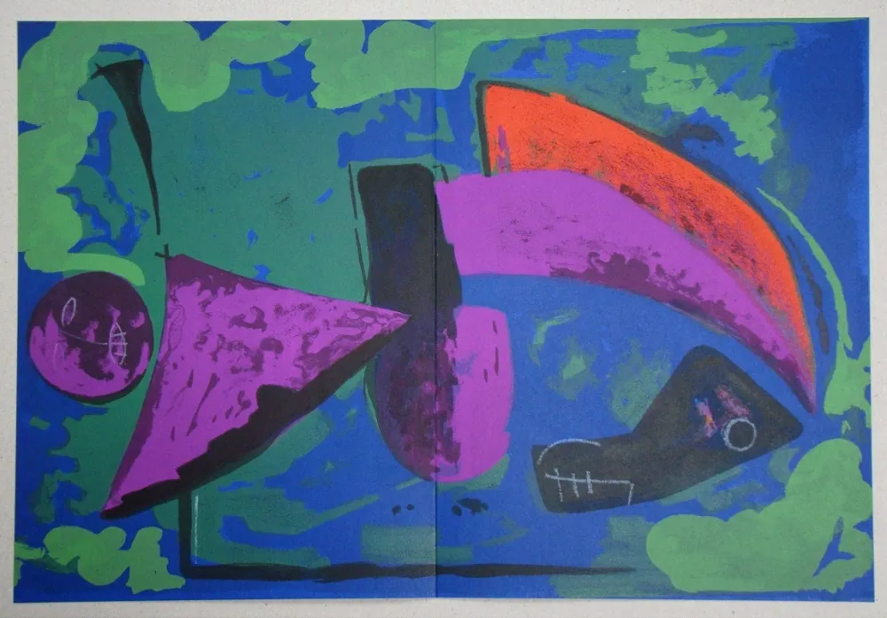 Litografía Marini - Guerrier