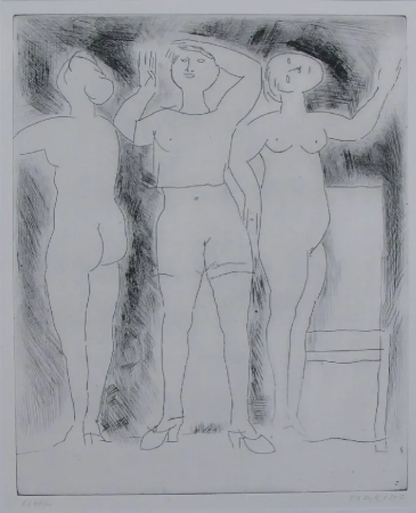 Aguafuerte Marini - Idea della verginità