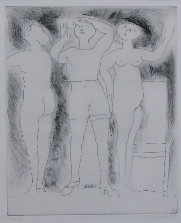 Aguafuerte Marini - Idea della verginità