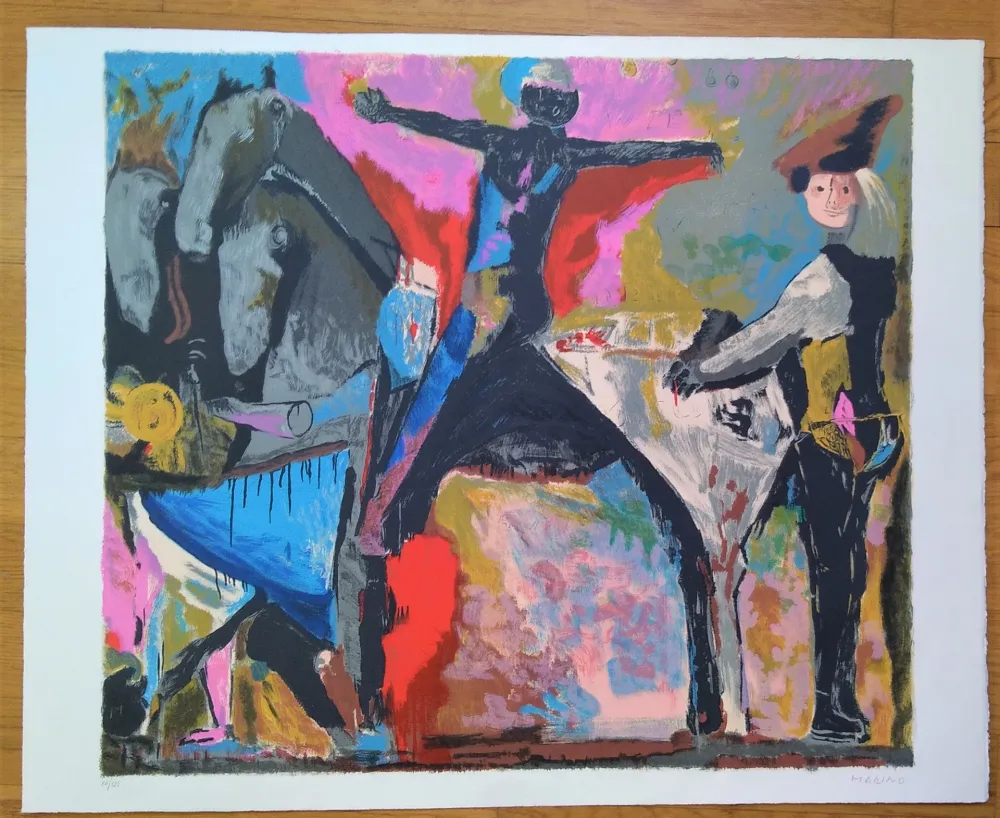 Litografía Marini - Il grande teatro delle maschere